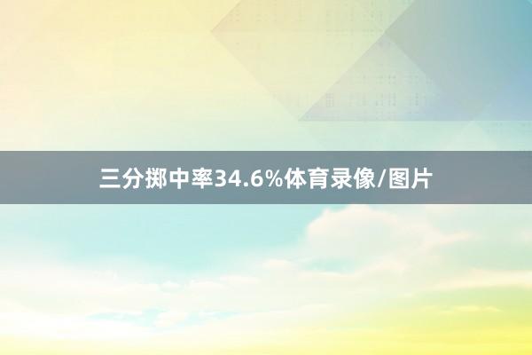 三分掷中率34.6%体育录像/图片