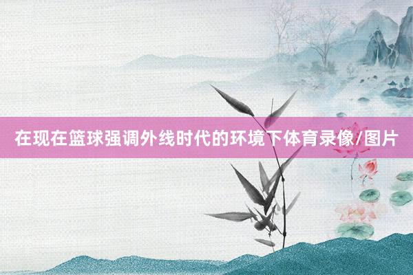 在现在篮球强调外线时代的环境下体育录像/图片
