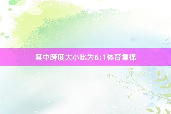 其中跨度大小比为6:1体育集锦